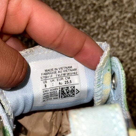 Converse Chuck Taylor All Star Shoreline Sneakers Women’s 9 Multi Tie Dye Shoes - Picture 4 of 6